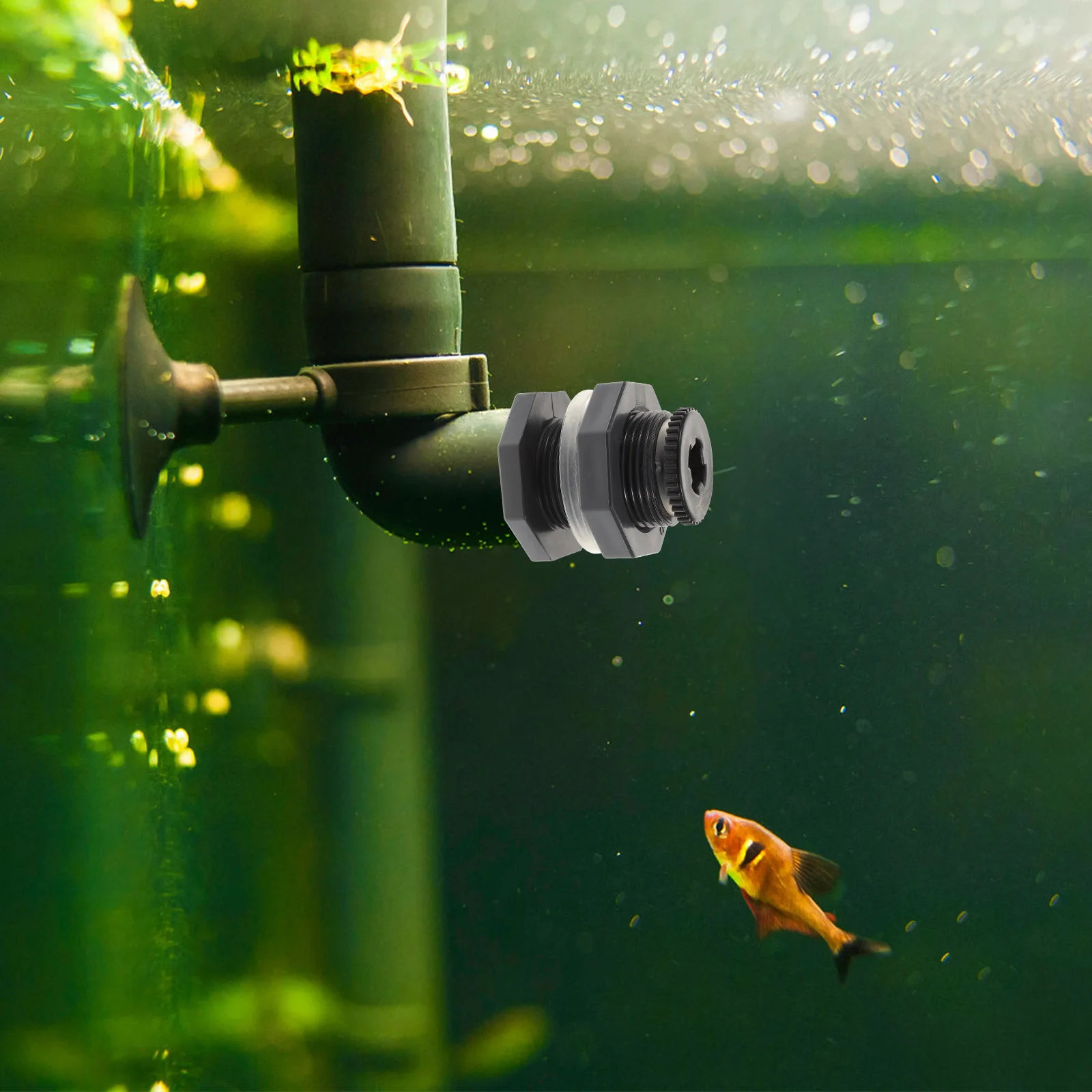 

1 комплект, фитинг с переборкой, толстое силиконовое уплотнение, прочный разъем для резервуара для воды, садовый шланг, ремонтный разъем для дождевых бочек