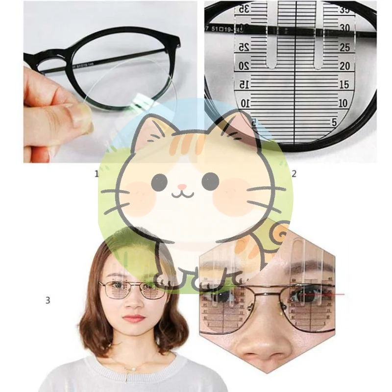 1Pair Optical PH Ruler Pupil Height Meter Optometry PH Tester For Hospital Eye Ophthalmic Measuring Tools For Eyeglass Equipmen