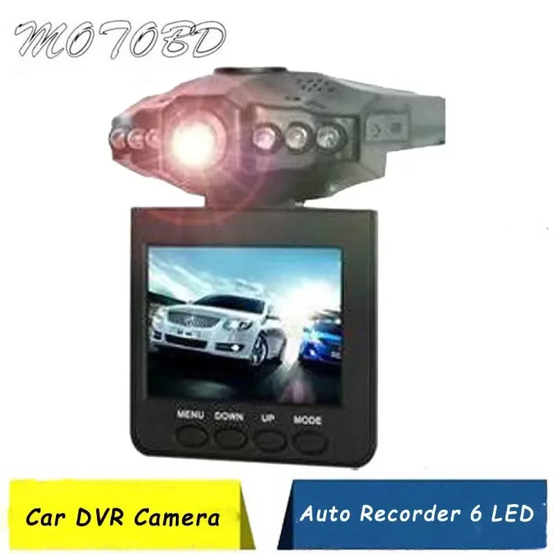 Cámara Grabadora DVR para Coche, pantalla TFT LCD De 2,5 ", 6 IR, LED, visión Nocturna, 270 grados, visión amplia