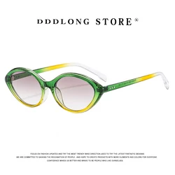 DDDLONG Fashion Y2k Cat Eye Retro Sunglasses Women Classical Vintage Punk Sun Glasses For Men Eyewear Outdoor Shades D469