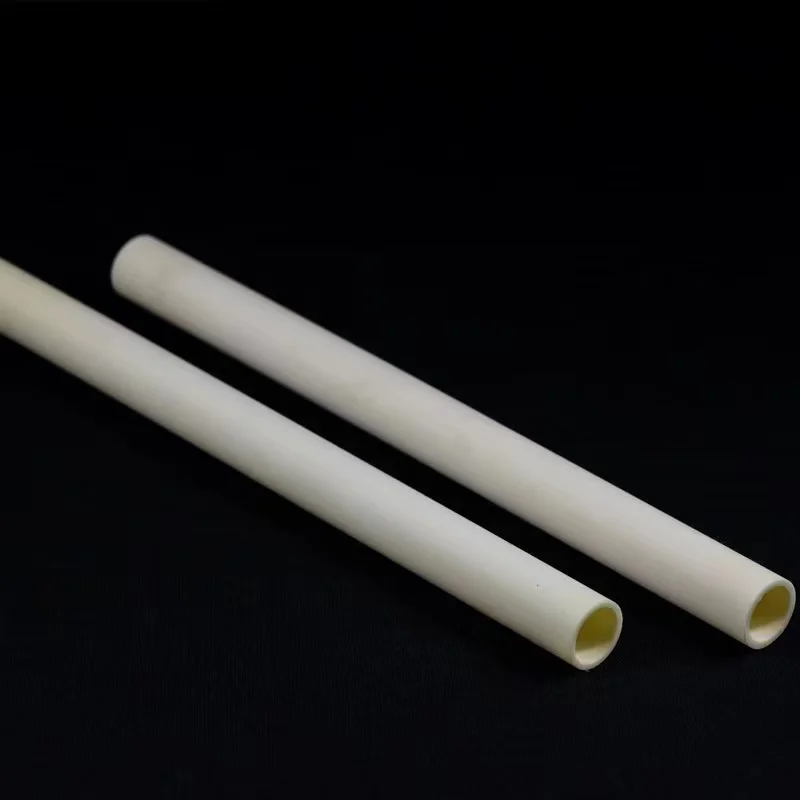 95% Al2O3 wear-resistant/insulator/refractory sintered alumina ceramic tube/short tube casing