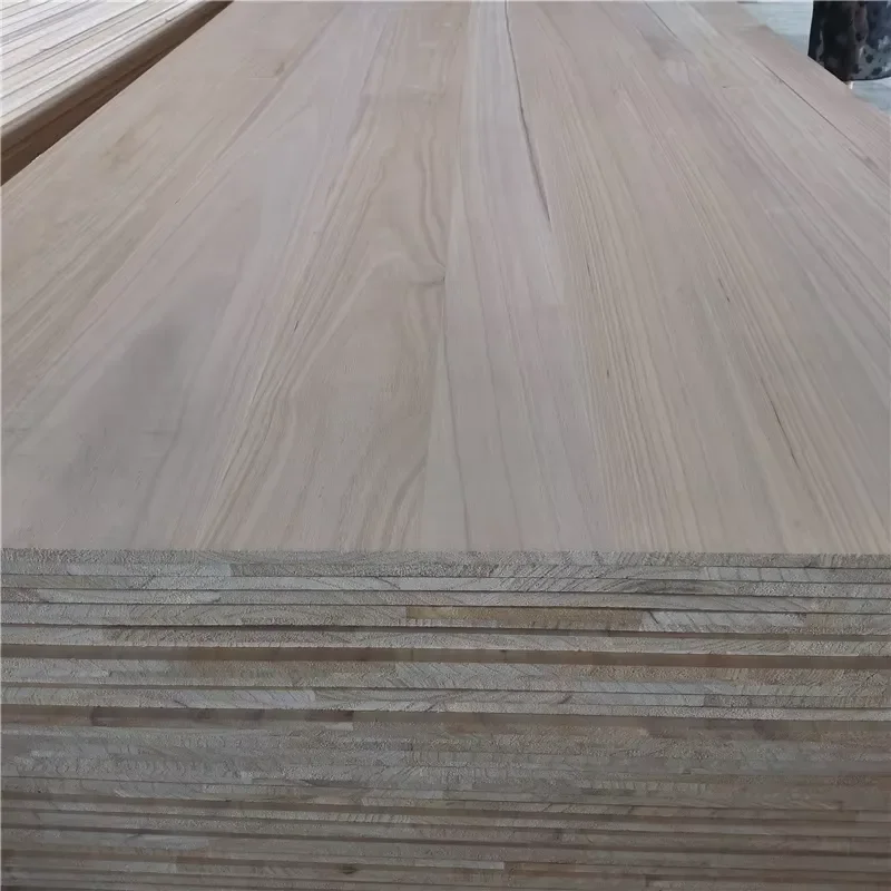High Quality 27mm Solid Wood Carpentry Panels Woodwork Popular E0 Glue Paulownia Wood Boards