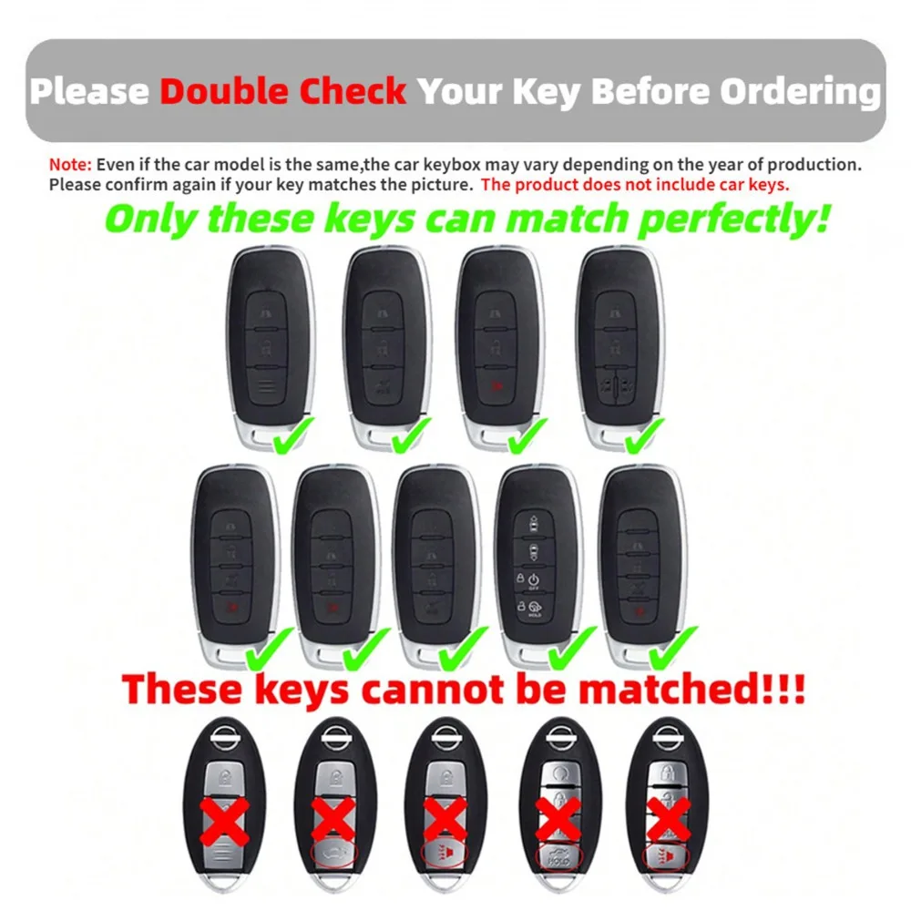 For Nissan Teana X-Trail Juke Kicks Altima March Tiida Car TPU Remote Key Cover Case Casing