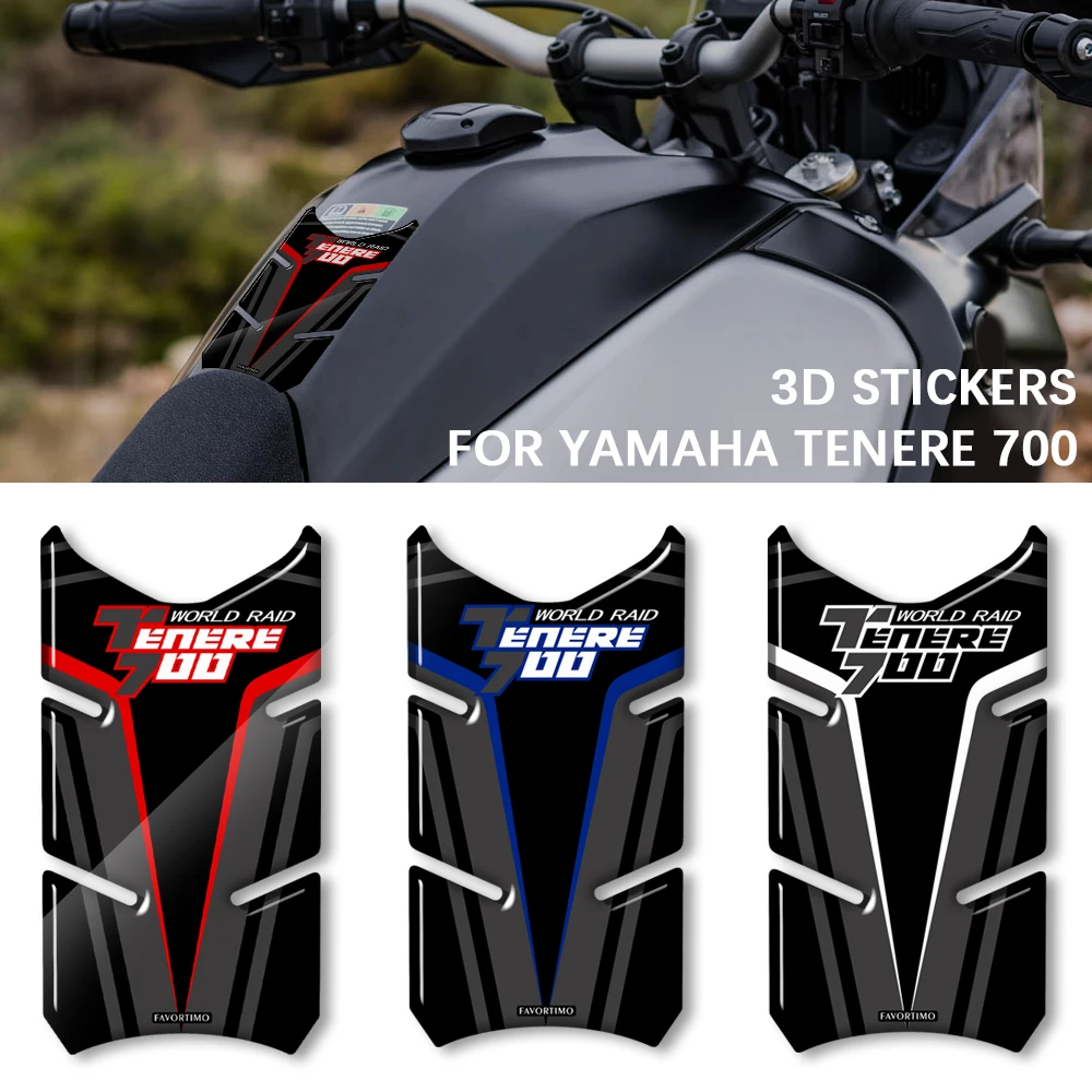 

Motorcycle FOR YAMAHA Tenere 700 2019-2021 Accessories Tank fuel Stickers Tank Pad Protection Cases Emblem Decorative Decal 700