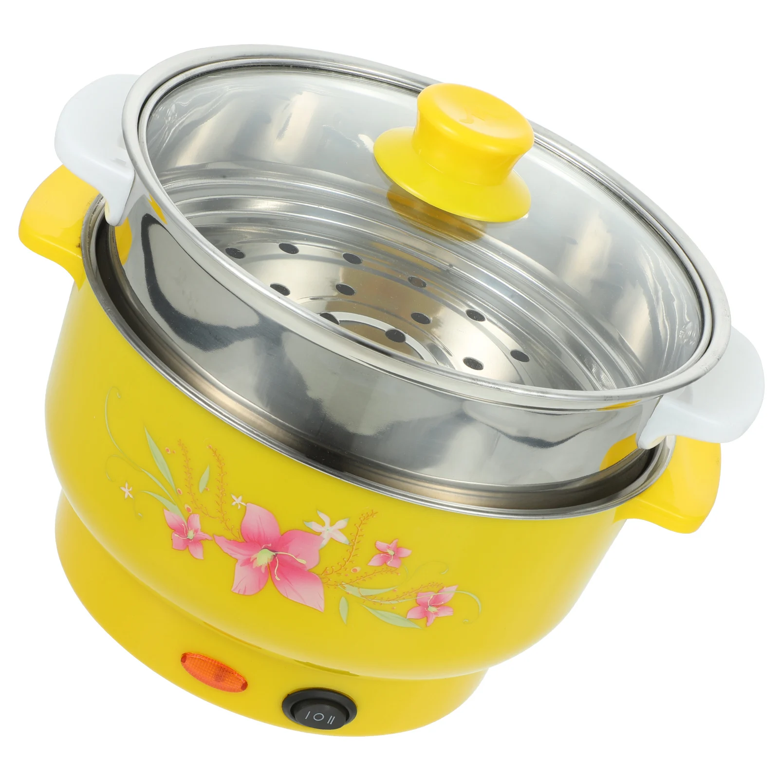 

Electric Steam Cooker Stainless Steel Multifunctional Pot Large Capacity Compact Design For Family Use Boiling Kier Double
