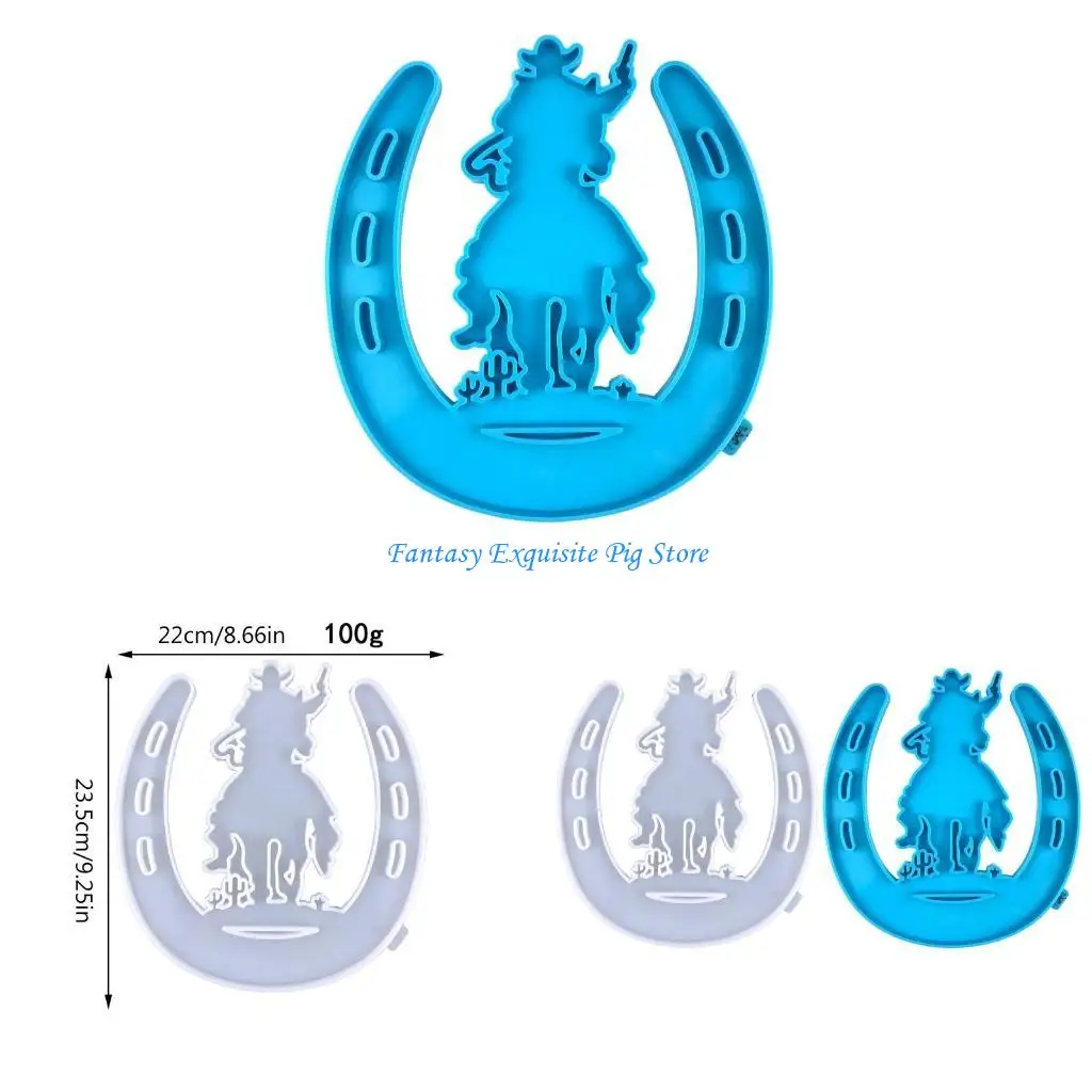 

Настенная силиконовая ковбойская эпоксидная форма для домашнего декора на Рождество