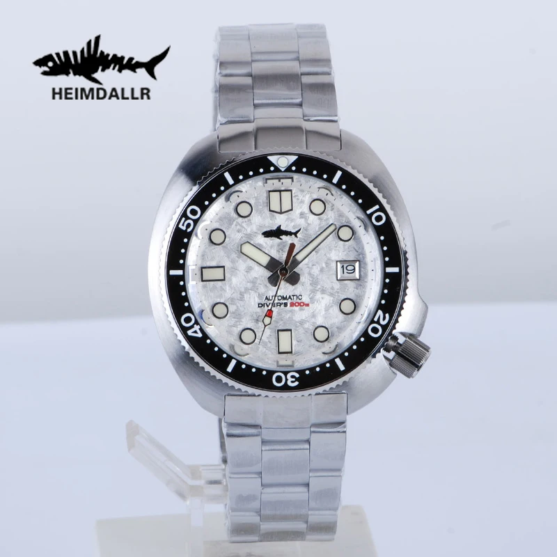 

Heimdallr New Abalone Men Diving Watch Luxury Luminous 200M Waterproof Sapphire Crystal NH35 Automatic Mechanical Watches Turtle