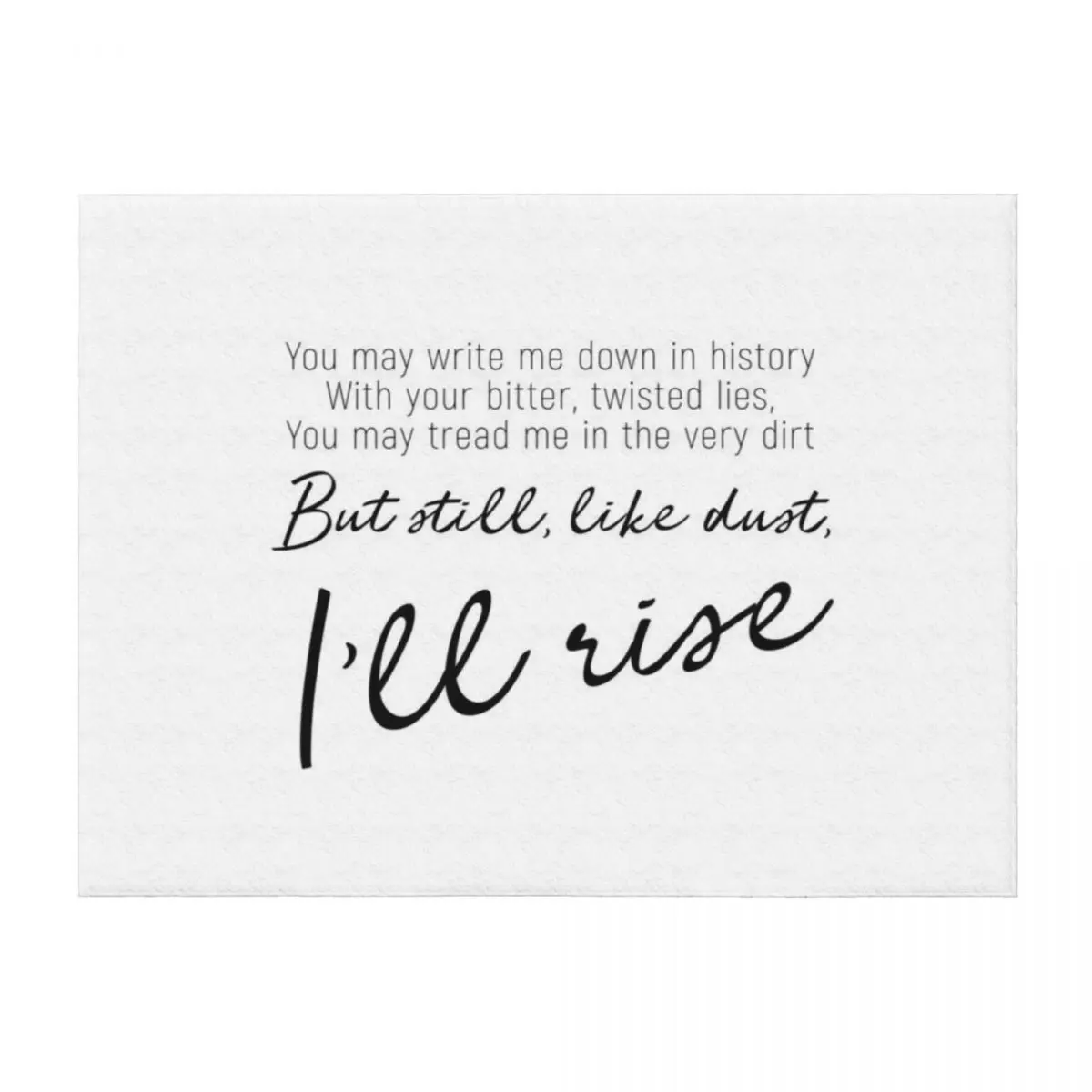 

I'll rise #minimalism Throw Blanket heavy to sleep warm winter Decoratives Furry Blankets