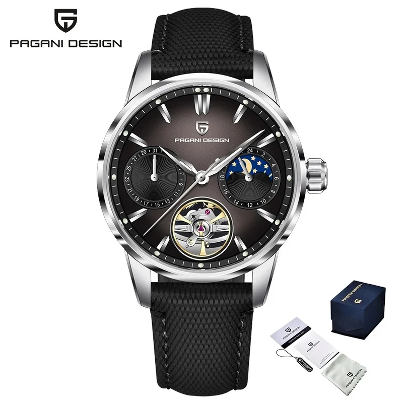 PAGANI DESIGN PD-YS021 Men’s Pilot Automatic Mechanical Watch | 41mm Case | E3255Y Movement | Stainless Steel Case | 10Bar Water
