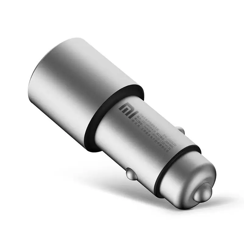 Xiaomi Mi Metal Car Charger 36W Max Smart Dual USB Output QC3.0 Quick Charge For iPhone/iPad and Android Phones