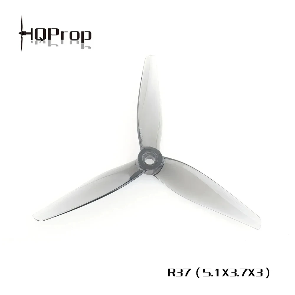 2Pairs HQPROP R37 5137 5.1X3.7X3 3-Blade Propeller voor FPV Racing Freestyle Drones DIY Onderdelen
