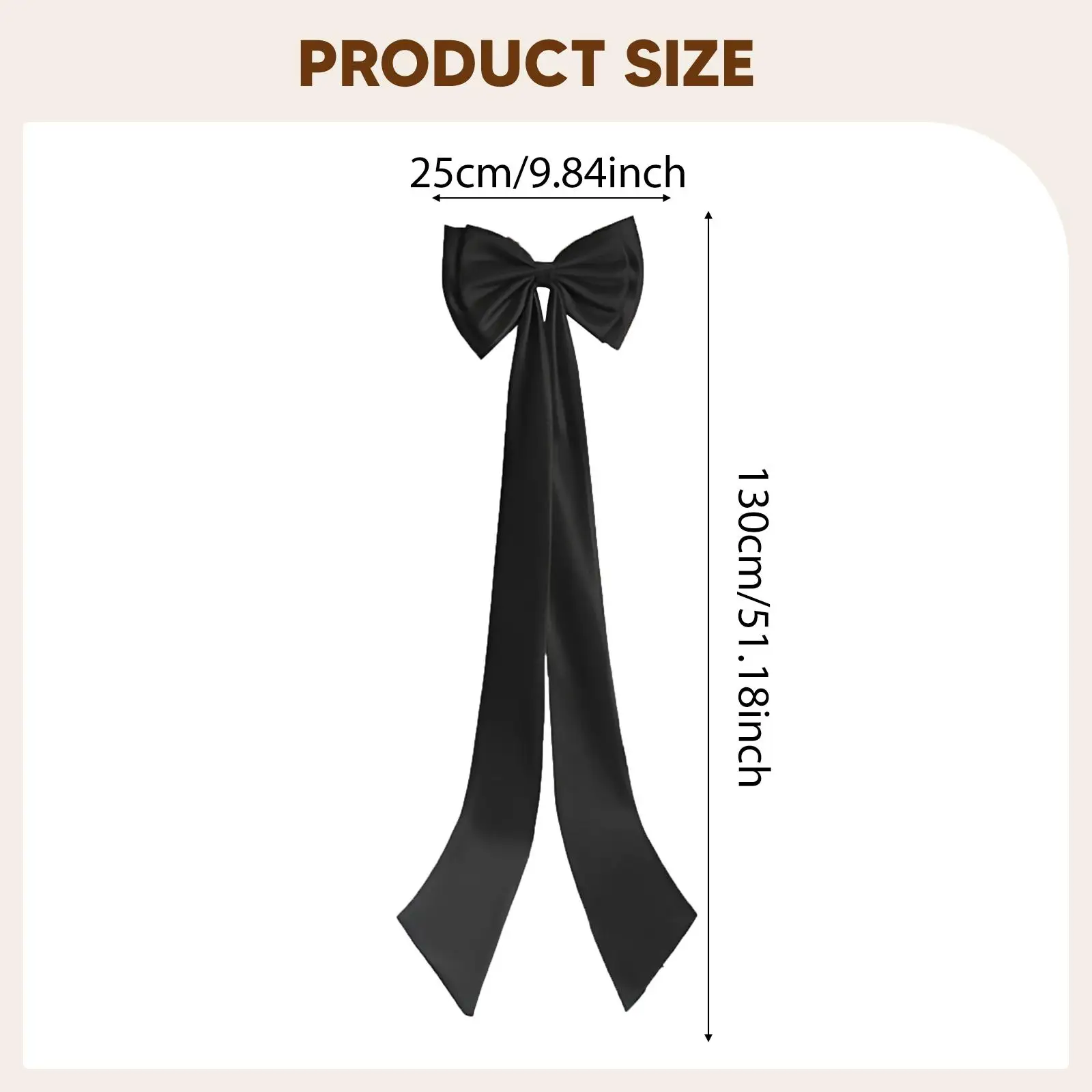 قوس كبير من الساتان قابل للفصل، حزام وشاح خصر كبير قابل للإزالة مع دبوس للرقصات والعروس والمناسبات الرسمية للنساء والفتيات