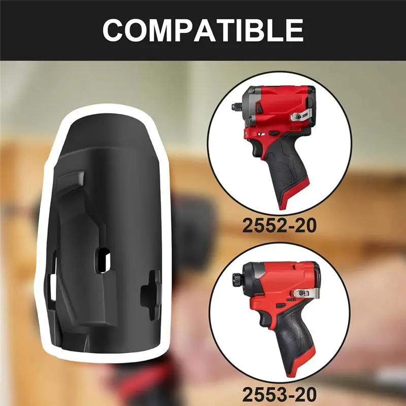A84X-Wrench Protective Boot 2553-20 And 2552-20 For Fuel 1/4Inch Stubby Impact Driver- 49-16-2553 Compatible Set
