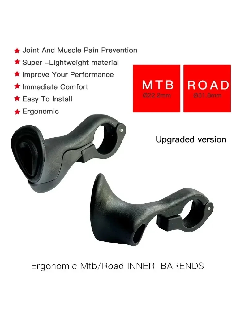 AliExpress NONE Ergonomic design of mountain bike inner pole end, mountain bike mountain road gravel city bike handlebar end, bicycle parts
