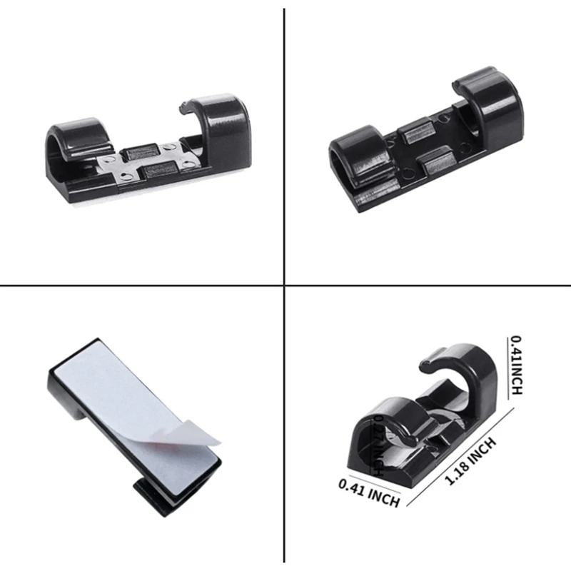 USB Cable Organizer para Desktop, Cable Organizer, Mouse e Headset Organizer, Cable Manager