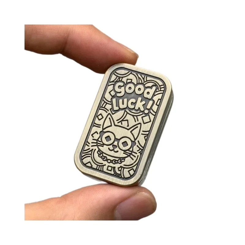 Protective Metal Fidget Slider EDC Toy, Stress Relief Gadget for Casual Daily Entertainment & Hobby Collecting