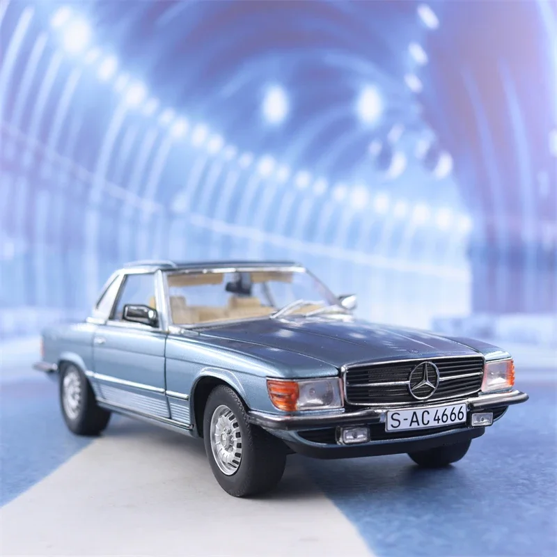 1:18 Mercedes-Benz 350 SL High Simulation Diecast Car Metal Alloy Model Car Children\'s toys collection gifts P80