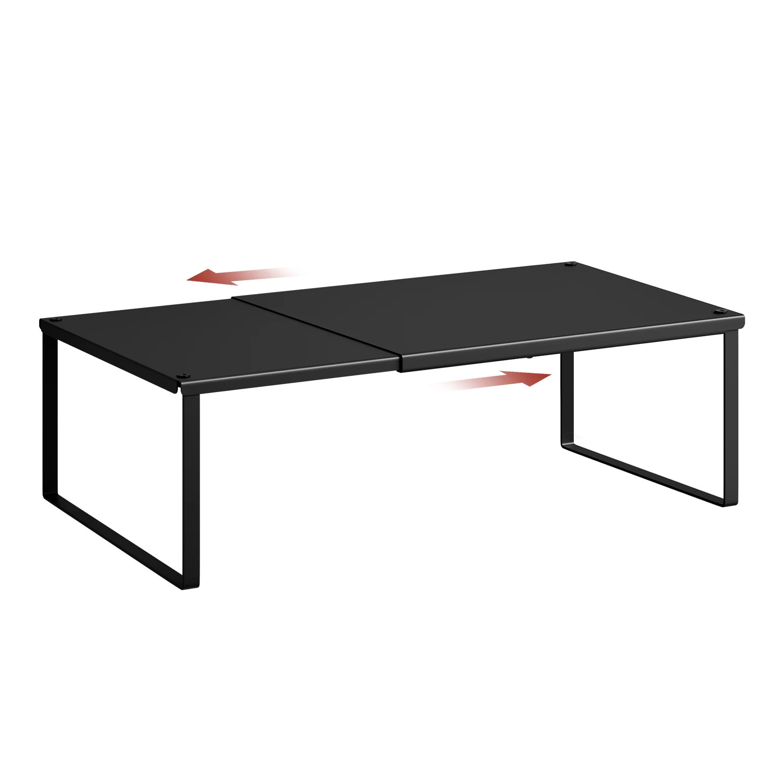 WOLTU: scaffale allungabile per spezie, in metallo, per riporre utensili da cucina, con ripiani regolabili, ideale per la cucina, la casa e il piano di lavoro, dimensioni: 25x(30–45)x13 cm.