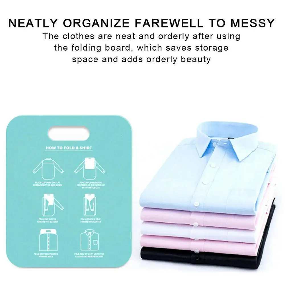 Household Cloth Folding Board Child/Adult Shirts Clothes Folder Closet Organizer Plastic Laundry Folders Folding Boards