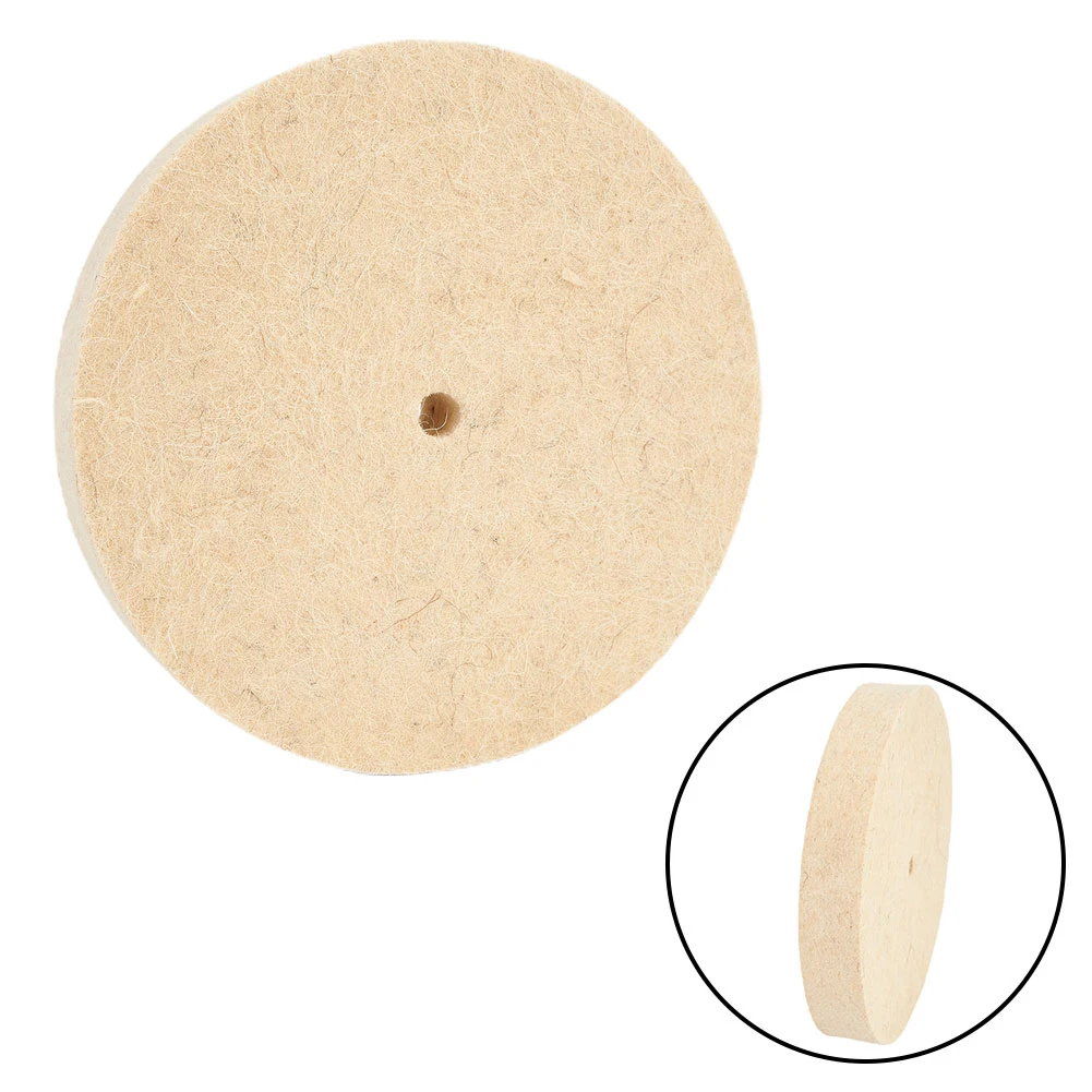 Grinding Disc For Metal Glass Ceramic Polishing 150mm/6inch Polishing Wheel Wool Felt Polisher Buffing Pad Disc For Rotary Tool