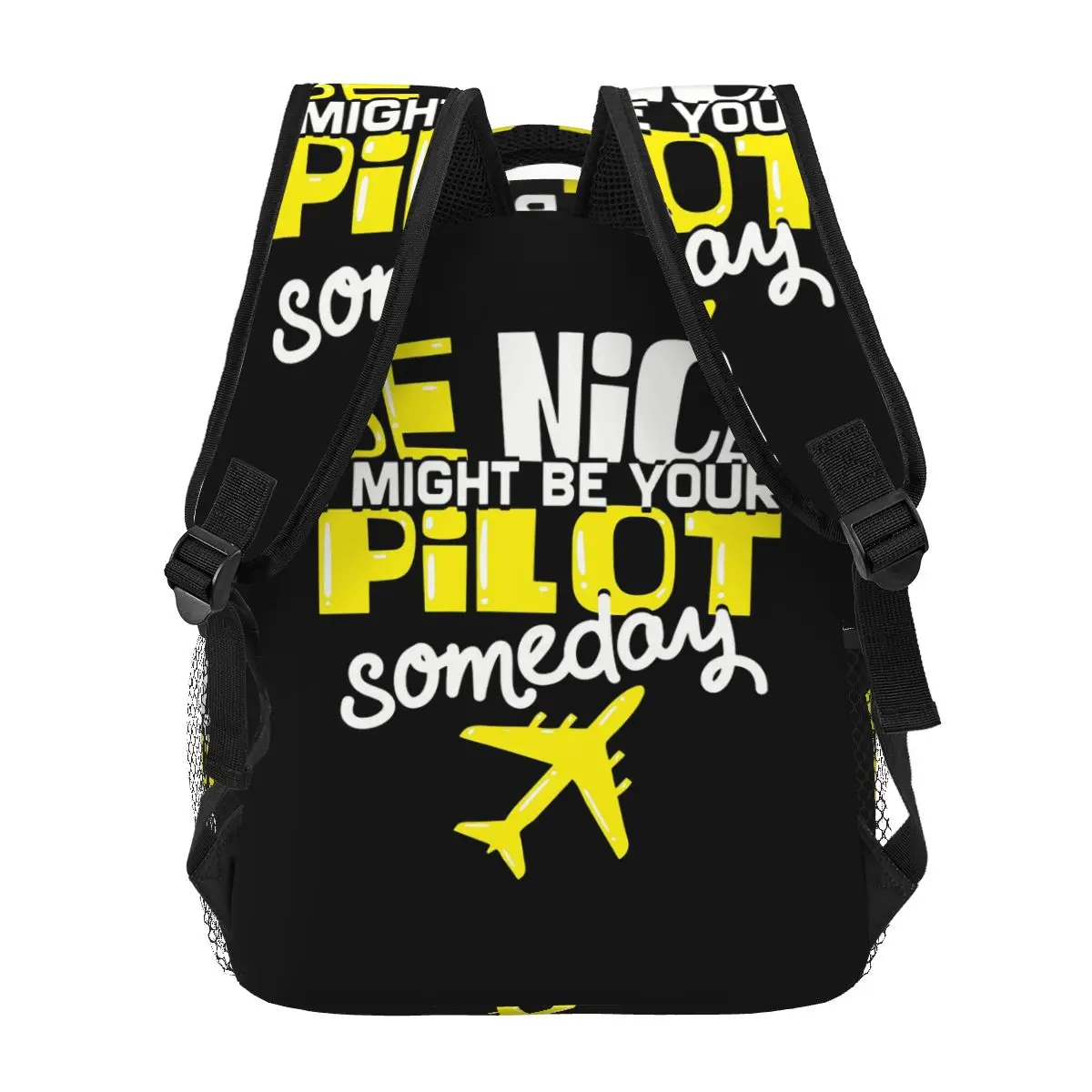 โบอิ้ง แคปเทน สไตรป์ส แอโรสพีนักบินเที่ยวบินนักบินกระเป๋าเป้สะพายหลังนักเรียนชายหญิงกระเป๋าหนังสือเด็กกระเป๋านักเรียนแล็ปท็อปกระเป๋าสะพาย