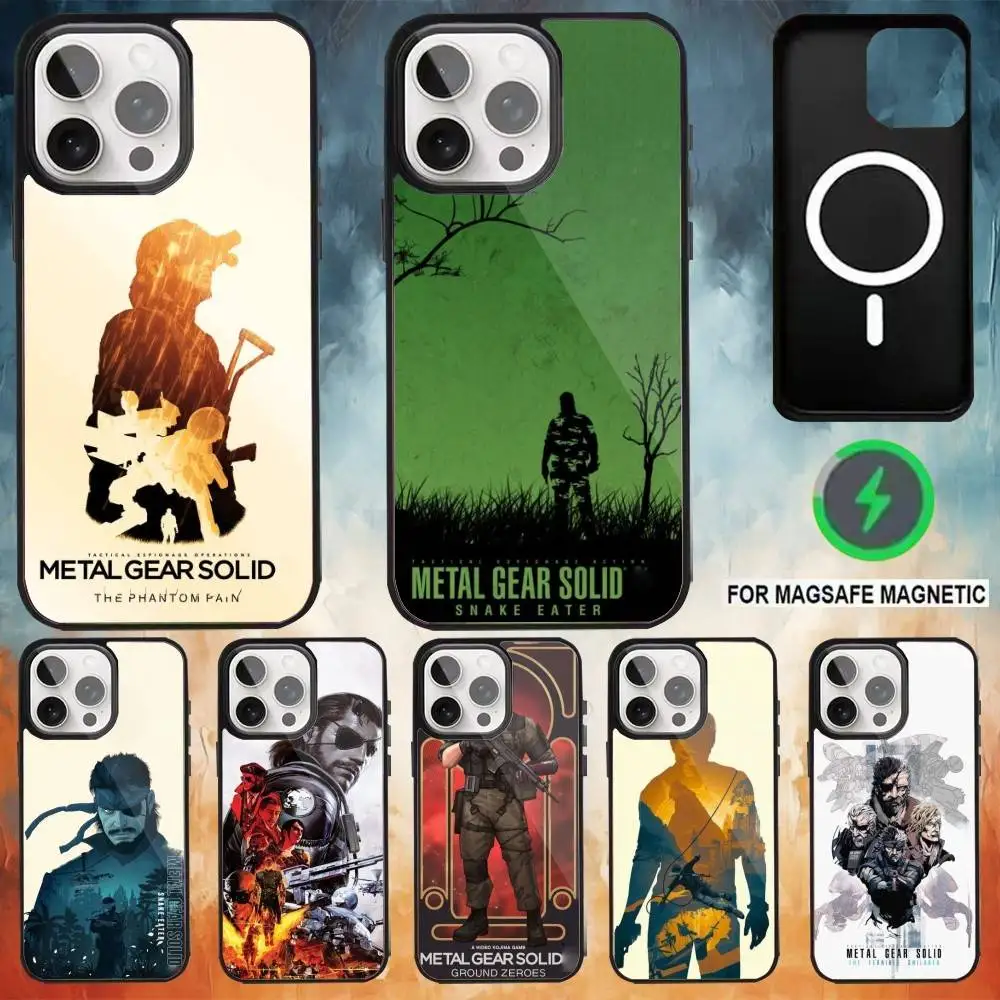 

Metal Gear Solid Game Phone Case For iPhone17,16,15,14,13,12,11 Plus,Pro Max Magnetic Magsafe Wireless Charging