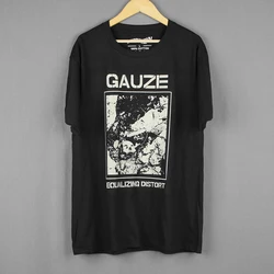 Gauze ‎T-Shirt Equalizing Distort Japanese Hardcore Punk T-Shirt The Comes Men's Clothing Short Sleeve Cotton Tee Shirt