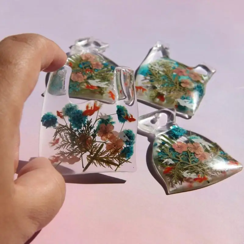 N2UE VERA VERSATIL AGUA MOLDO SILICONA PARA PENDENTES RESINA PARES Y CREACIÓN DIY