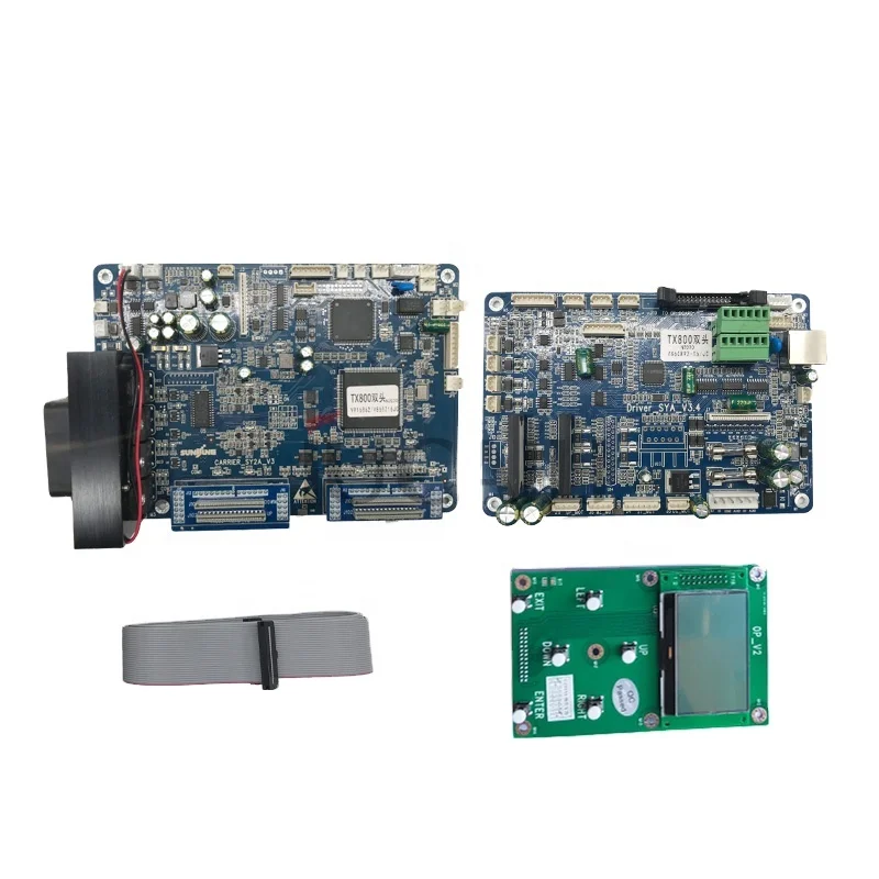 

Jucaili Senyang Board Kit UV Board Kit for Epson TX800 Double Head Printer Board for Printing W+CMYK/CMYK+CMYK