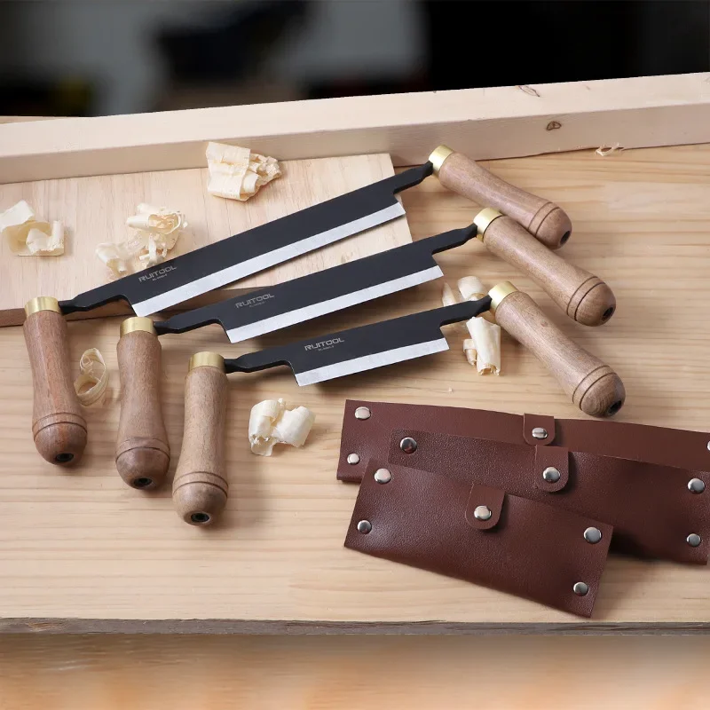 Woodworking Pull Knife Wooden Handle Hand Planes Multifunctional Carbon Steel Scraper Professional DIY Wood Cutting Tools