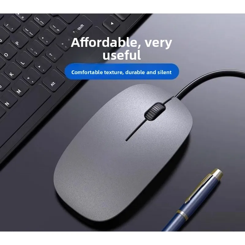 ماوس سلكي صامت لأجهزة الكمبيوتر المكتبية والألعاب المكتبية المتوافقة مع Asus Lenovo HP والعلامات التجارية الأخرى