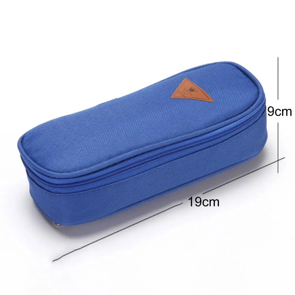 Estuche de lápices Kawaii, organizador de gran capacidad, caja de bolígrafos, bolsa coreana para niñas, suministros de regreso a la escuela, accesorios, bolsa de papelería