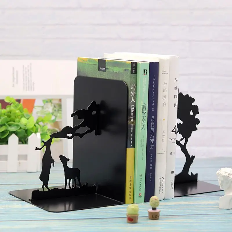 

Стильные металлические подставки для книг премиум-класса с креативным ажурным дизайном в виде пейзажей, нескользящие, для книг, оригинальный подарок