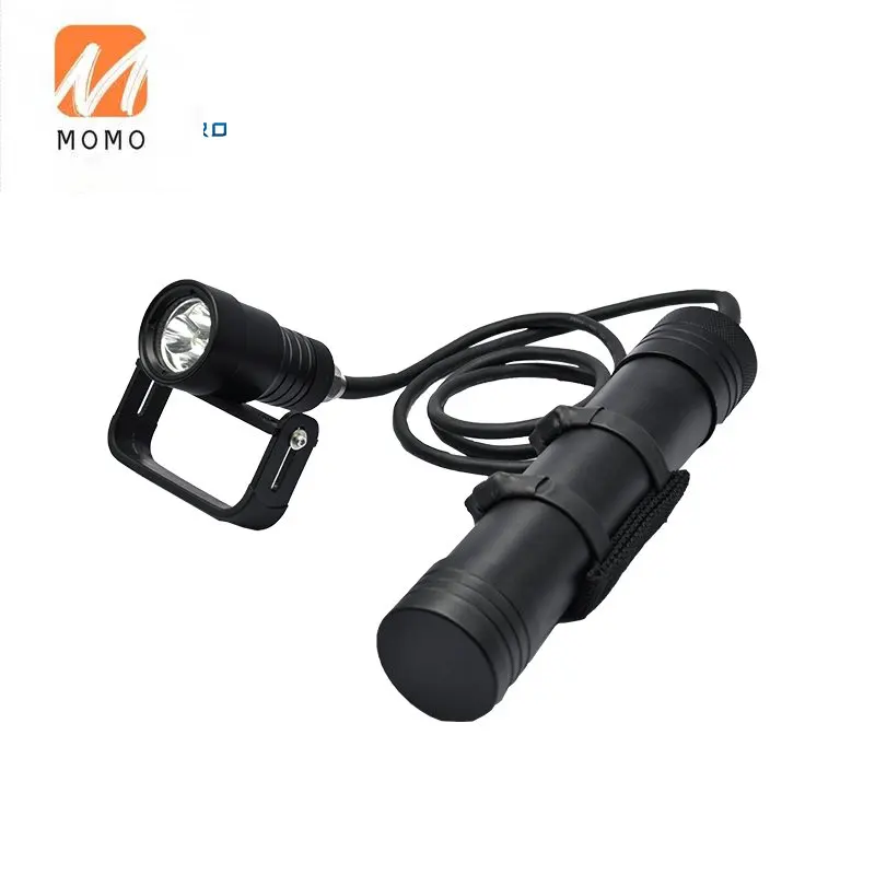 Deep sea100 meters Super Bright  dive flashlights IP68 Waterproof  Scuba Led Diving Light