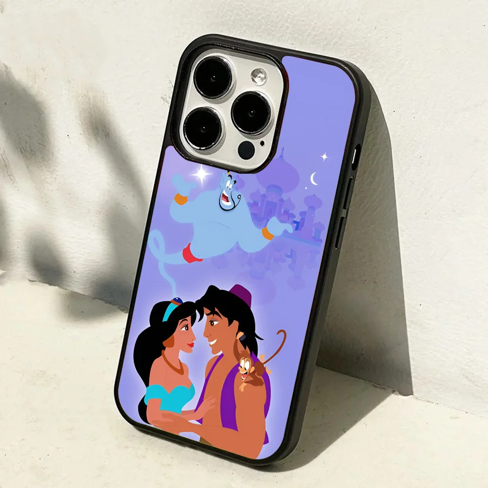 A-Aladdin Jasmine Princess Phone Case Mobile Phone Cases for iPhone 15 14 13 Pro Max 11 12 Mini Alex Mirror TPU Shell