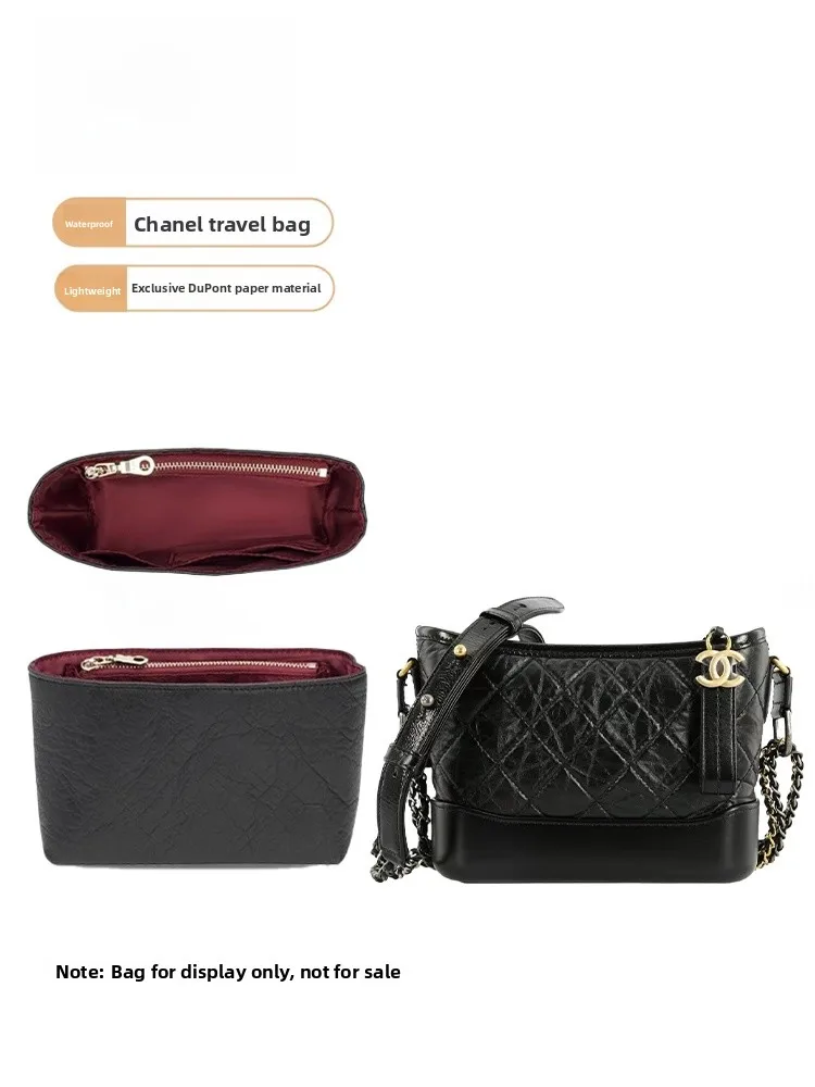 

Gabrielle Wanderlust Bag Inner Dupont Paper Medium Size Cosmetic Bag Storage Organizer Pure Color Cubic Style