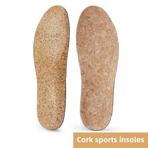 Lao Song Cork Arch Support Shoe Inserts Flat Feet High Arch Relief Buffer for Xo Legged People Foot Arch Insoles