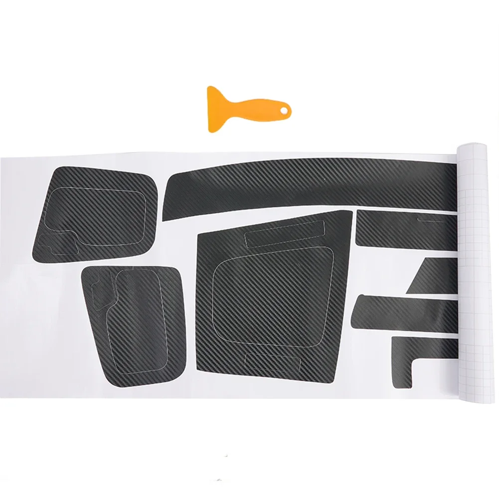 3D Sticker For Car Interior Dashboard Carbon Fibre Suitable For BMW 3 Series E46 1998-2005 Car Accessories Interior Replacement