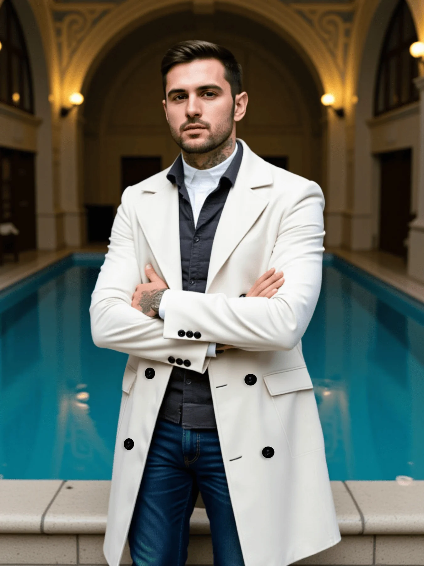 

Классическое деловое шерстяное пальто, двубортное деловое пальто, британский ретро-стиль, городская зимняя мода