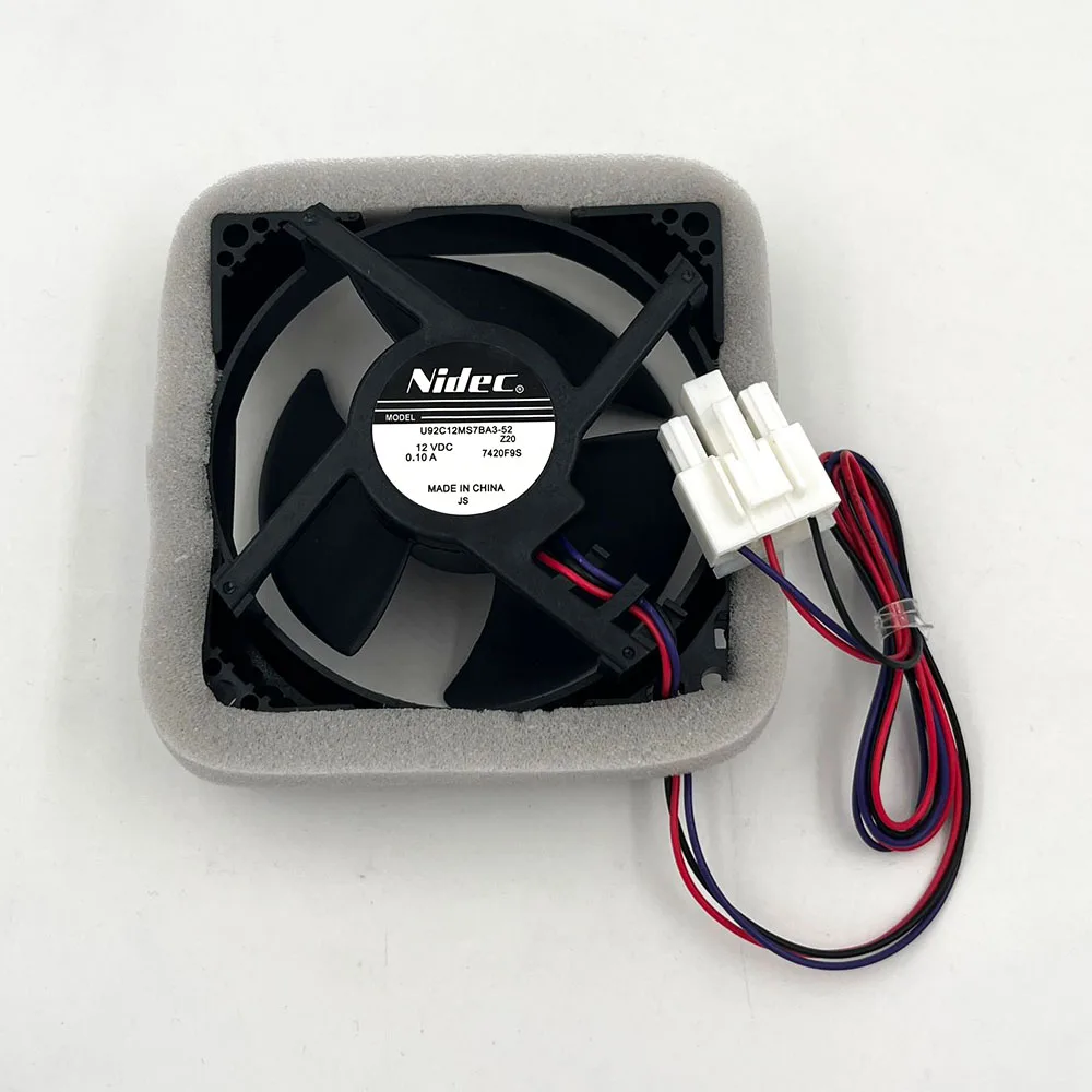 Refrigerator Replacement Fan 12V 0.10A For Midea Commander Refrigerator Refrigeration Cooling Fan U92C12MS7BA3-52 0.10A 9CM