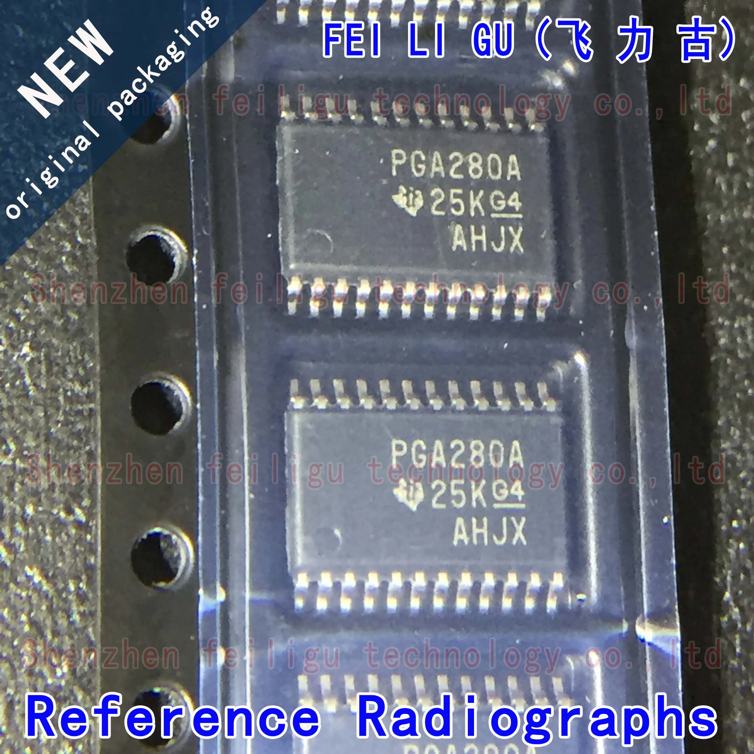1/10/30PCS 100% New Original PGA280AIPWR PGA280AIPW PGA280A Package:TSSOP24 Programmable Gain Instrumentation Amplifier Chip