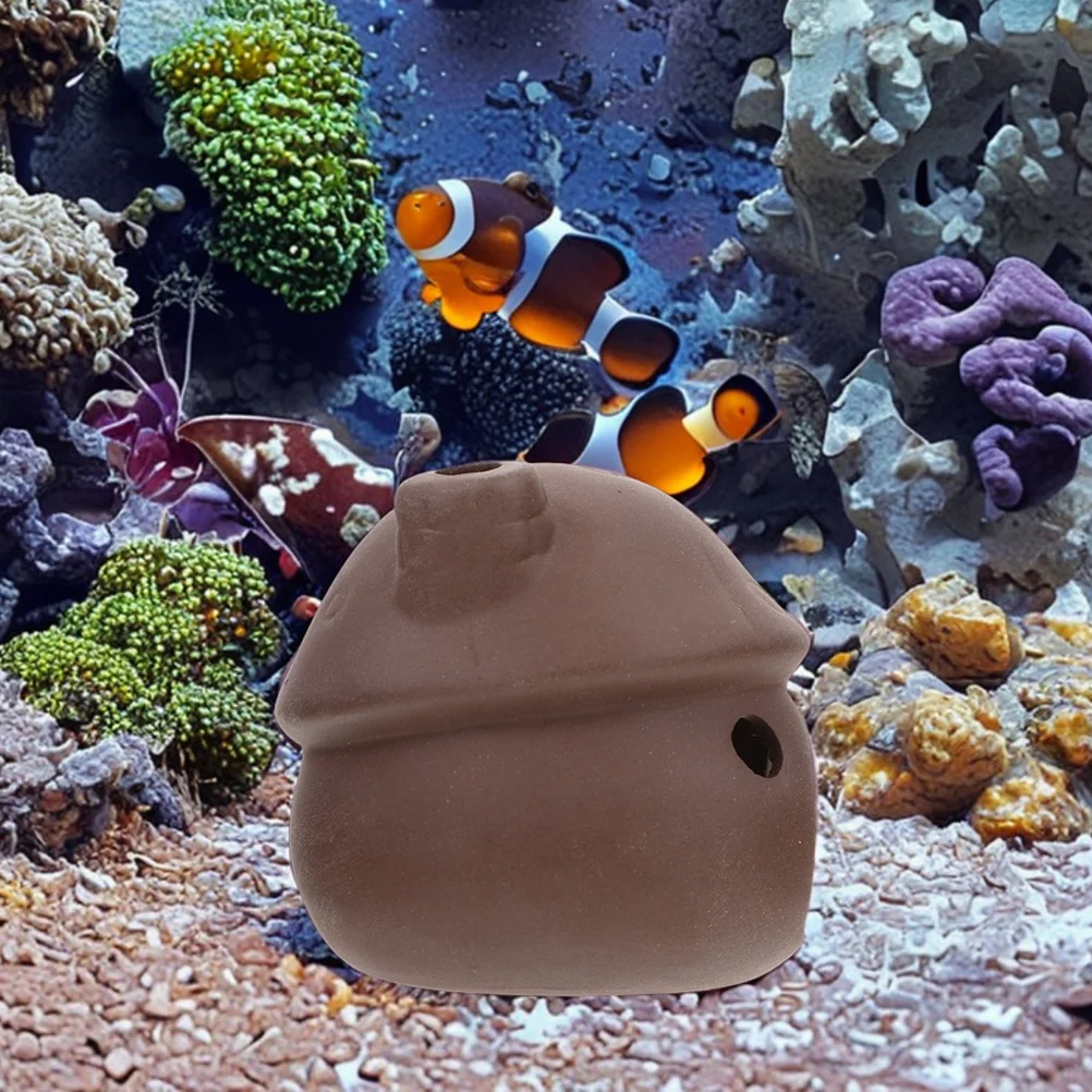 

Aquarium Mushroom Cave Decor for Fish and Shrimp Hideout Ideal Betta Goldfish Cichlid Tank Ornament Landscape