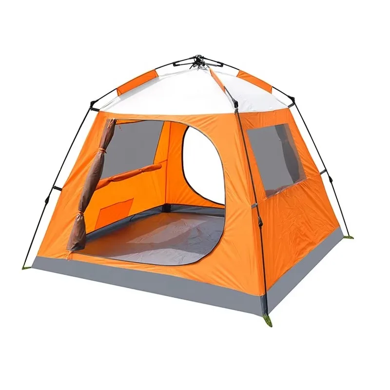 Hot-sale  Outdoor Portable Waterproof Beach Folding Camping Tent Quick Open Automatic Pop Up Outdoor Camping Tent