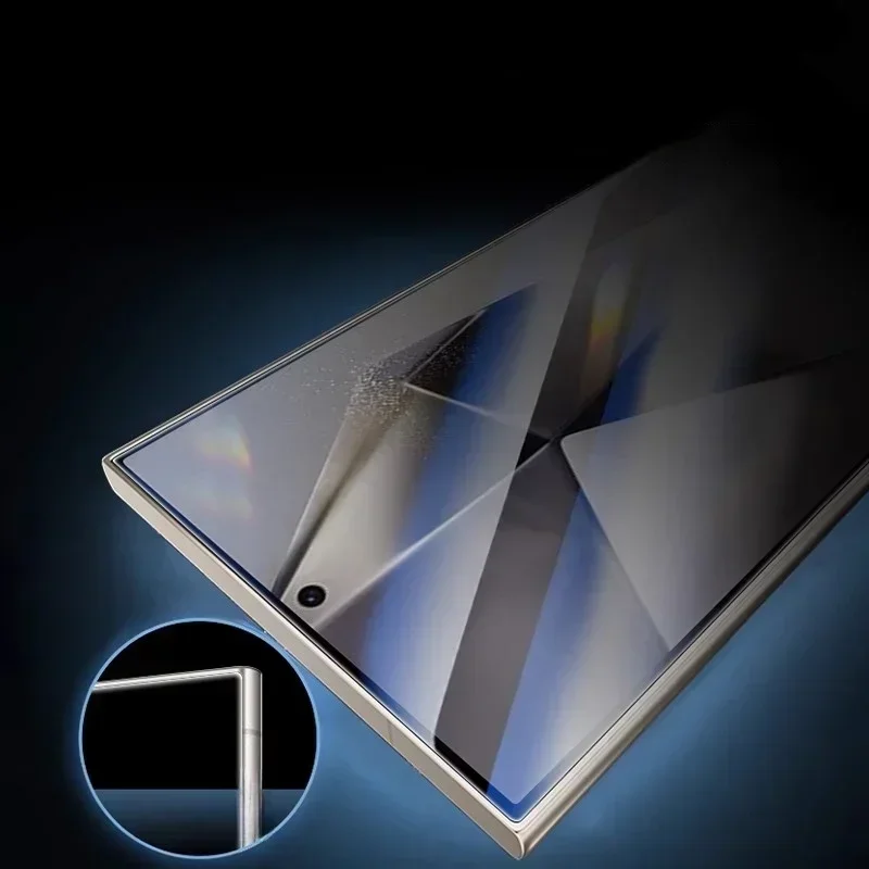 سهلة التركيب واقي للشاشة الخصوصية مكافحة التجسس الزجاج المقسى فيلم ل ممن لهم A98 A80 A77s A74 A79 A78 4G 5G مجموعة إزالة الغبار التلقائي #4