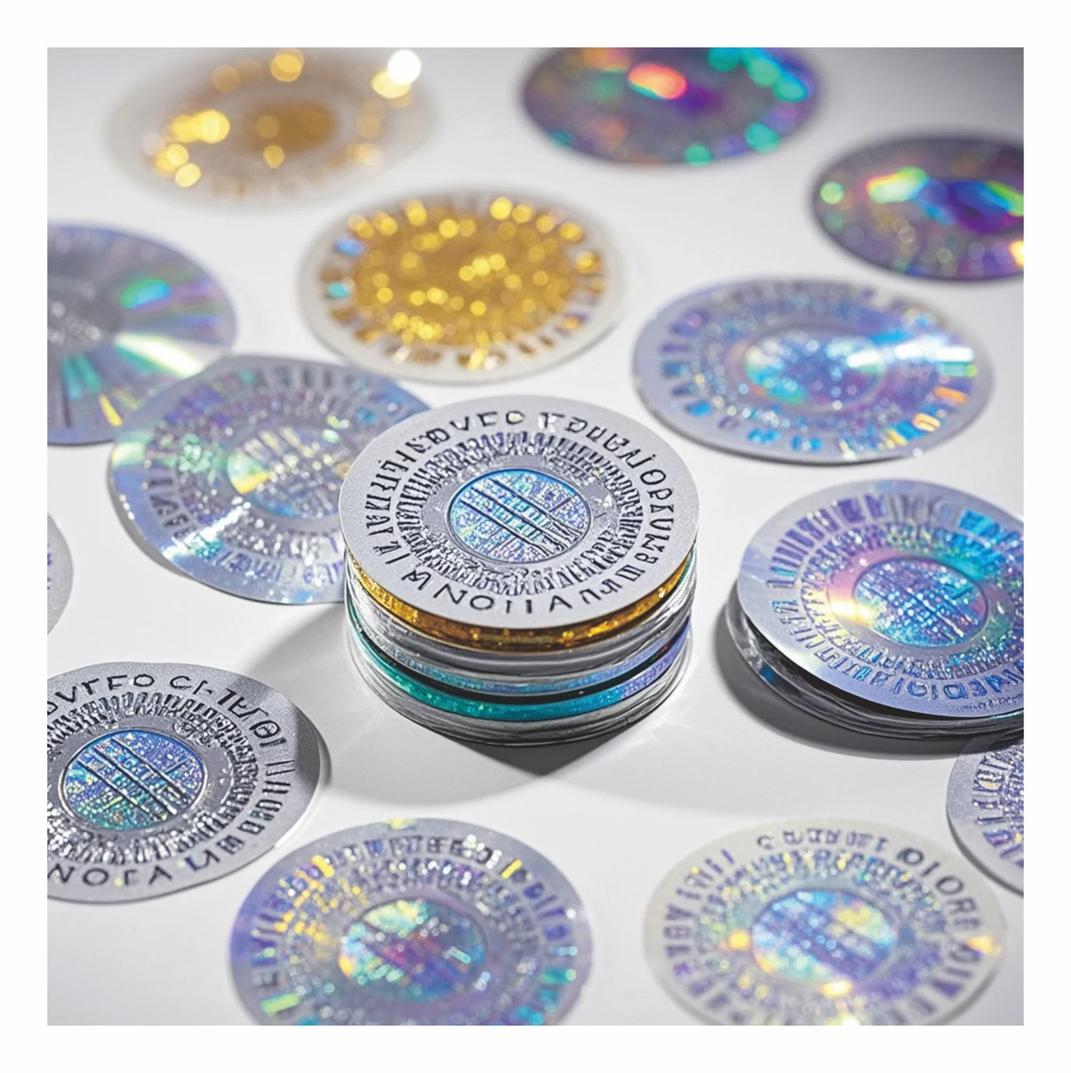 Hot Selling Security Hologram Paper Label Hot Stamping Tamper Proof Security With CE Certificate