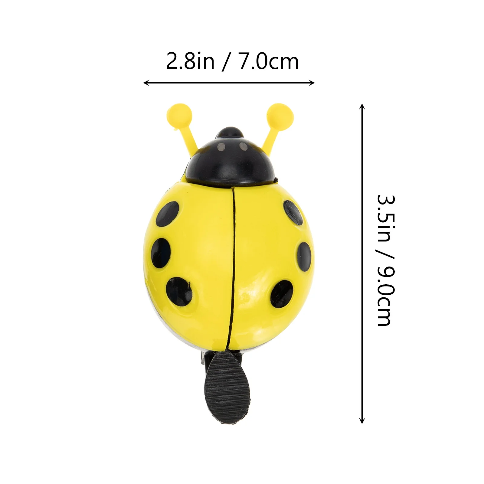 4Pcs Children's Bicycle Bells Stylish Ladybug Look Loud Persistent Chime for Enhanced Safety Bike Accessories for Young Riders