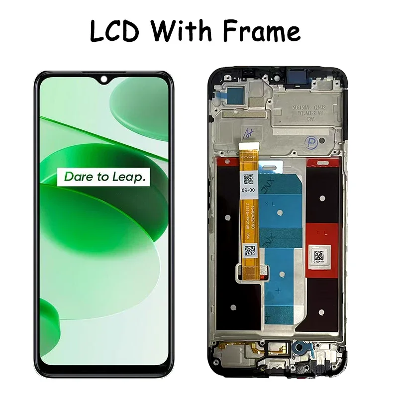 Ensemble écran tactile LCD de remplacement, 6.6 pouces, haute qualité, pour OPPO Realme C35 RMX3511