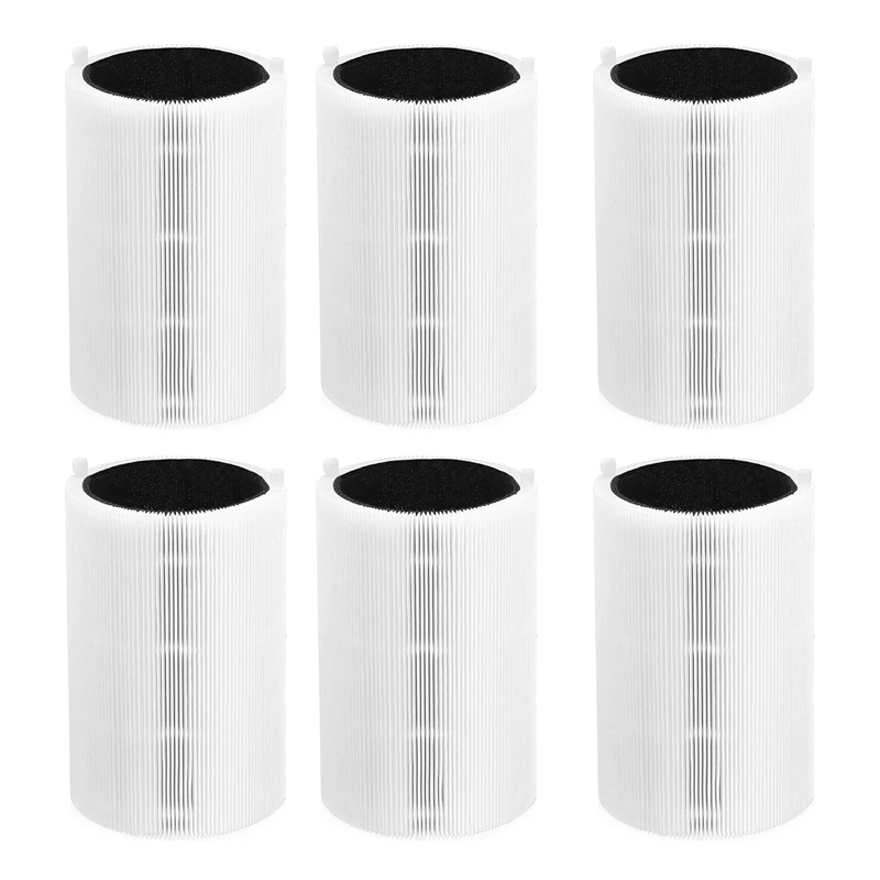 6X Replacement Filter For Blueair Blue Pure 411/411+ & Blueair 3210 Air Purifier Filter Activated Carbon Filter