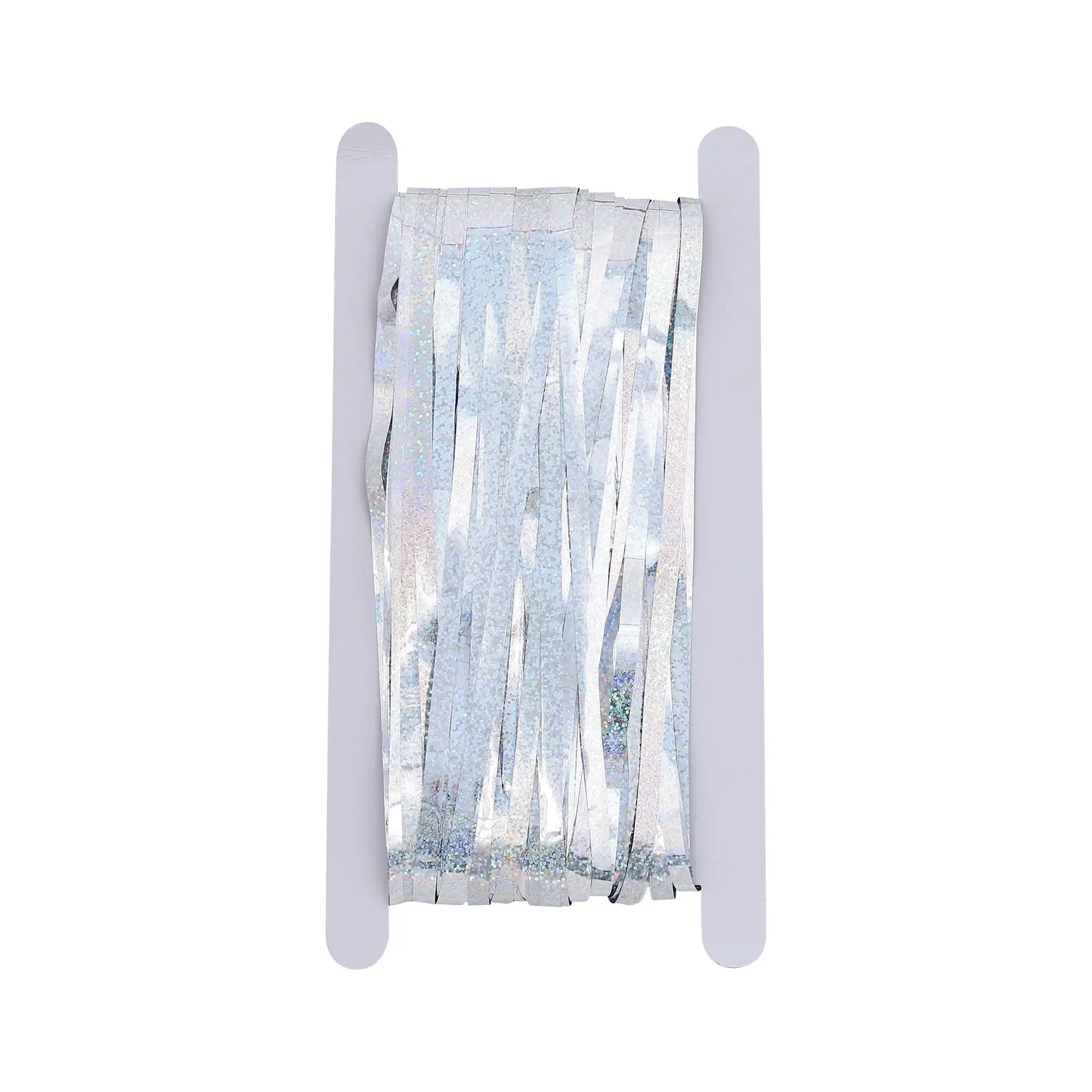 1Pcs Holographic Tassel Curtain Durable Plastic Wedding Party Birthday Festival Background Tassel Curtain Party Decoration
