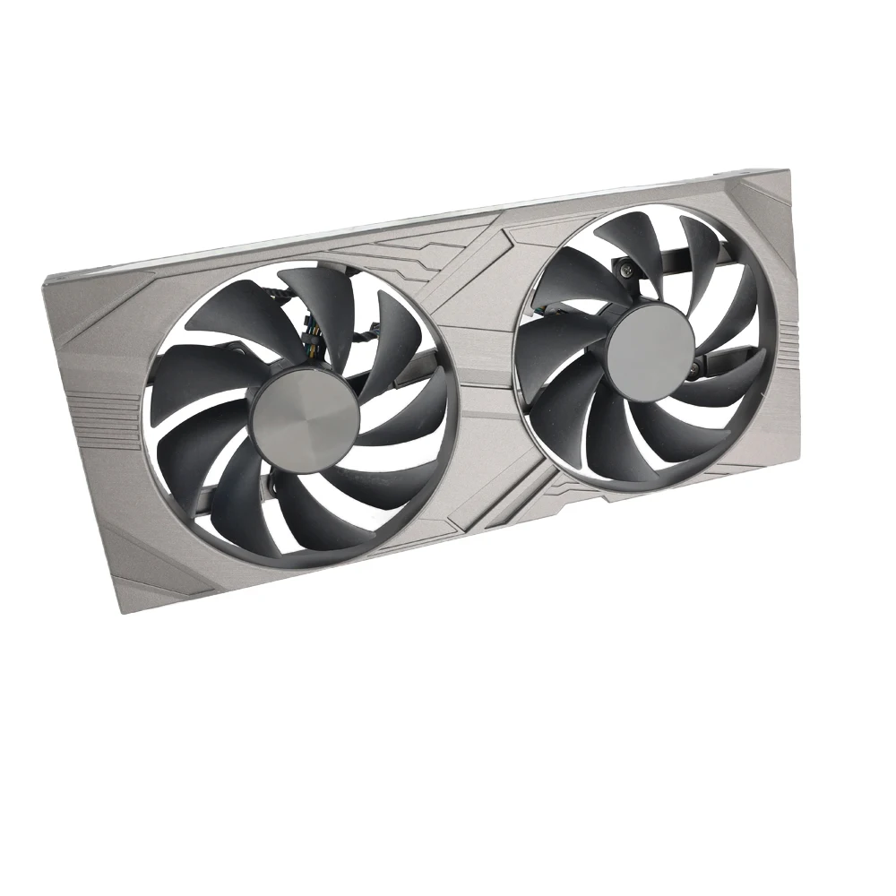 ใหม่พัดลมระบายความร้อน PLA09215B12H 87มม. สำหรับ dell/lenovo RTX 3060 Ti 3070 3080การ์ดจอ3090แบบสองลูกพร้อมเคส